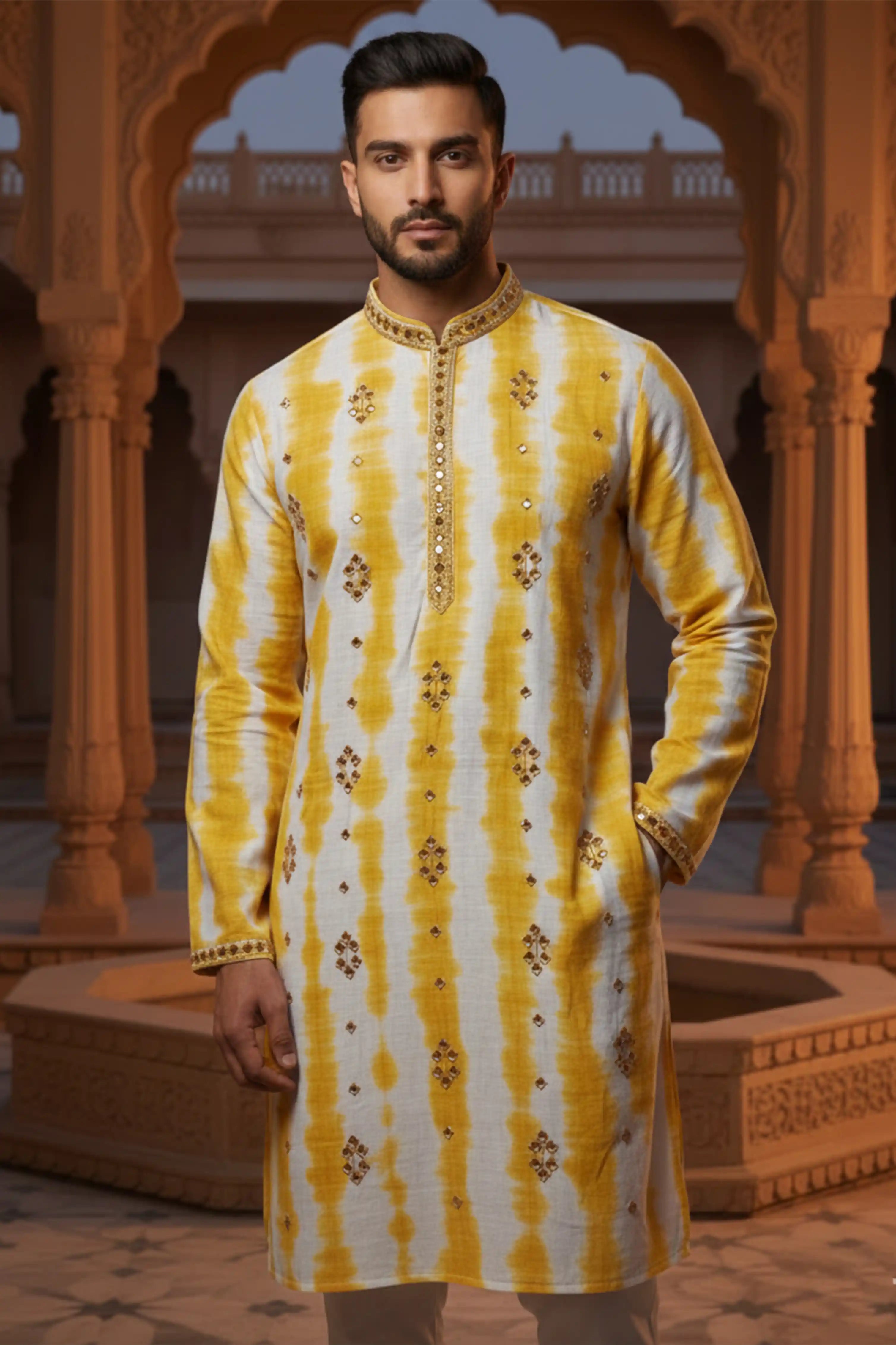 Mirror Work Kurta