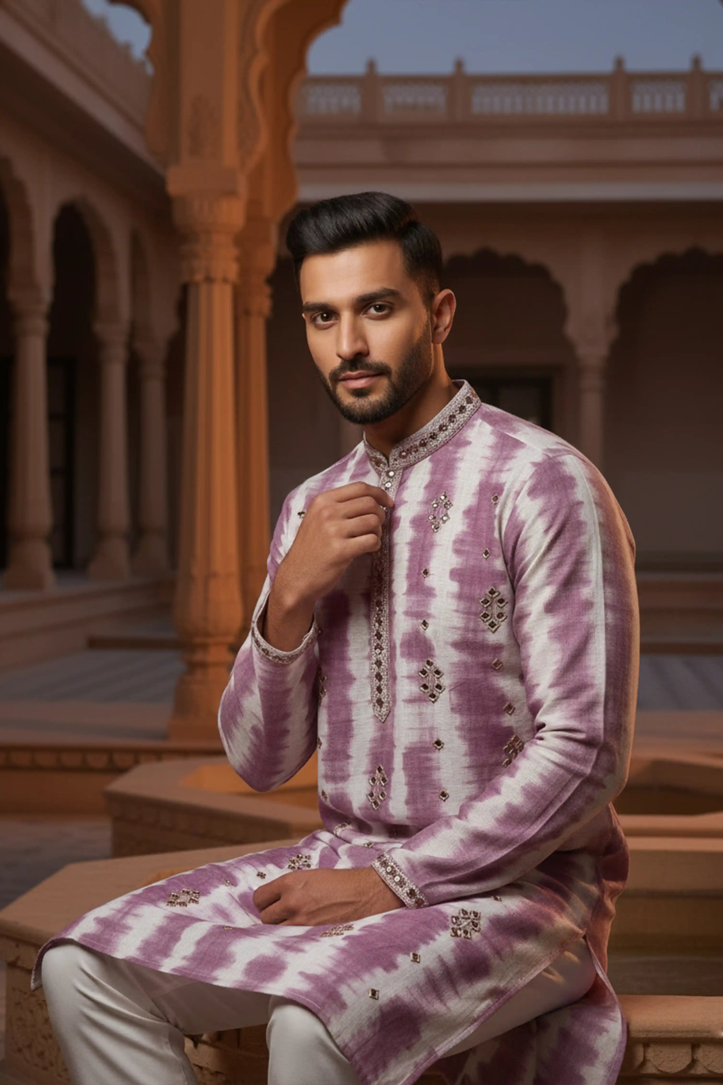 Mirror Work Kurta