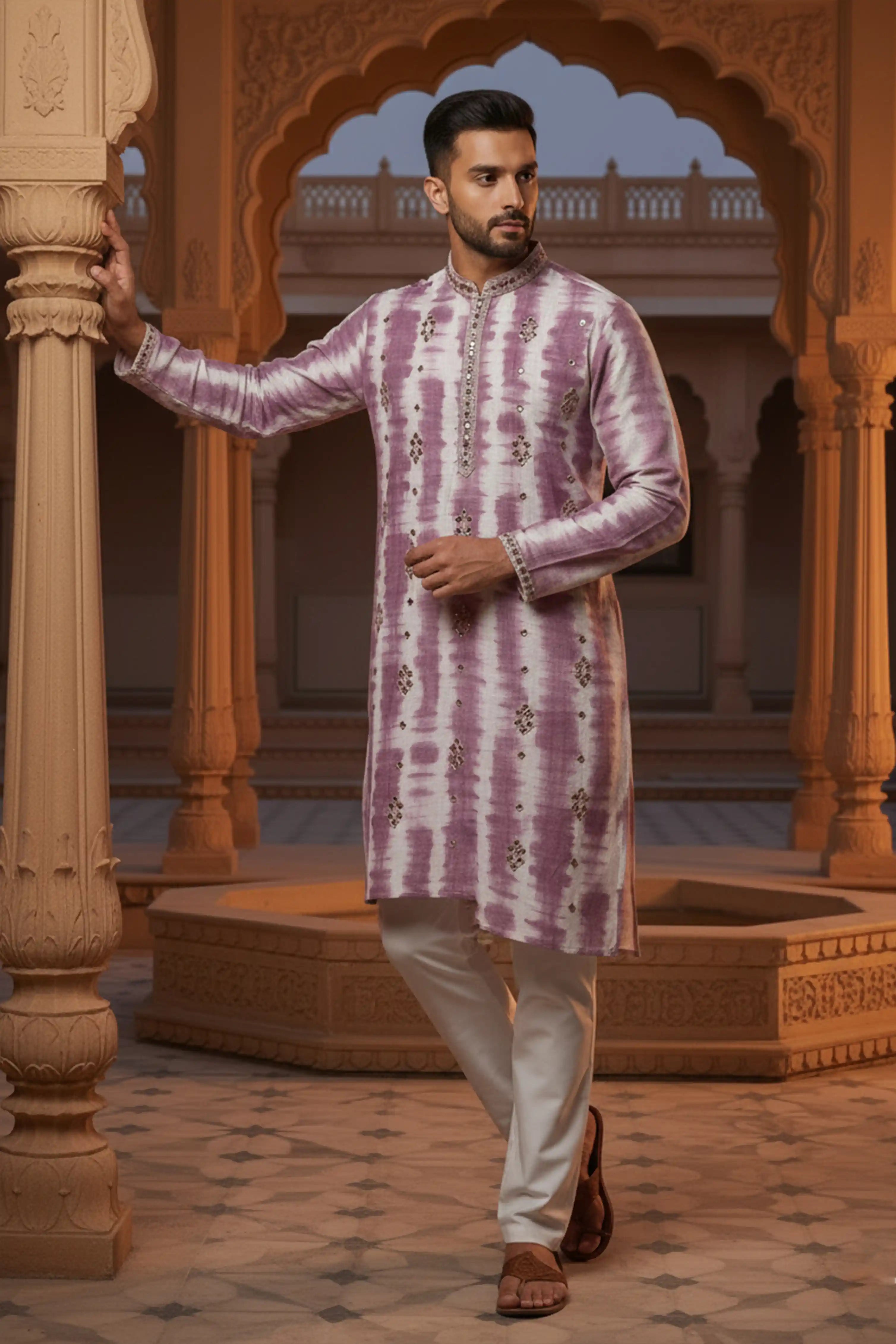 Mirror Work Kurta