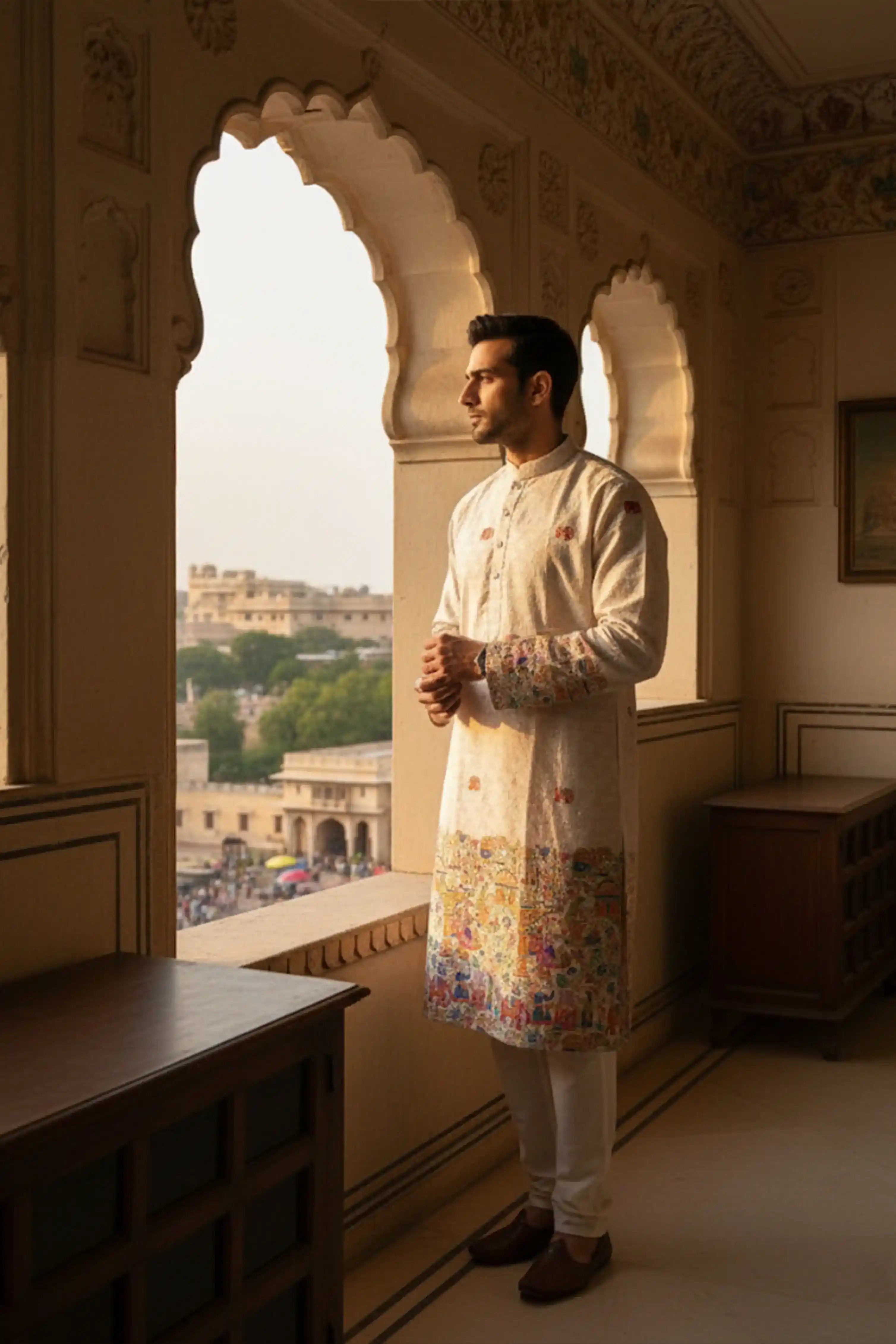 Chikankari Daman Kurta
