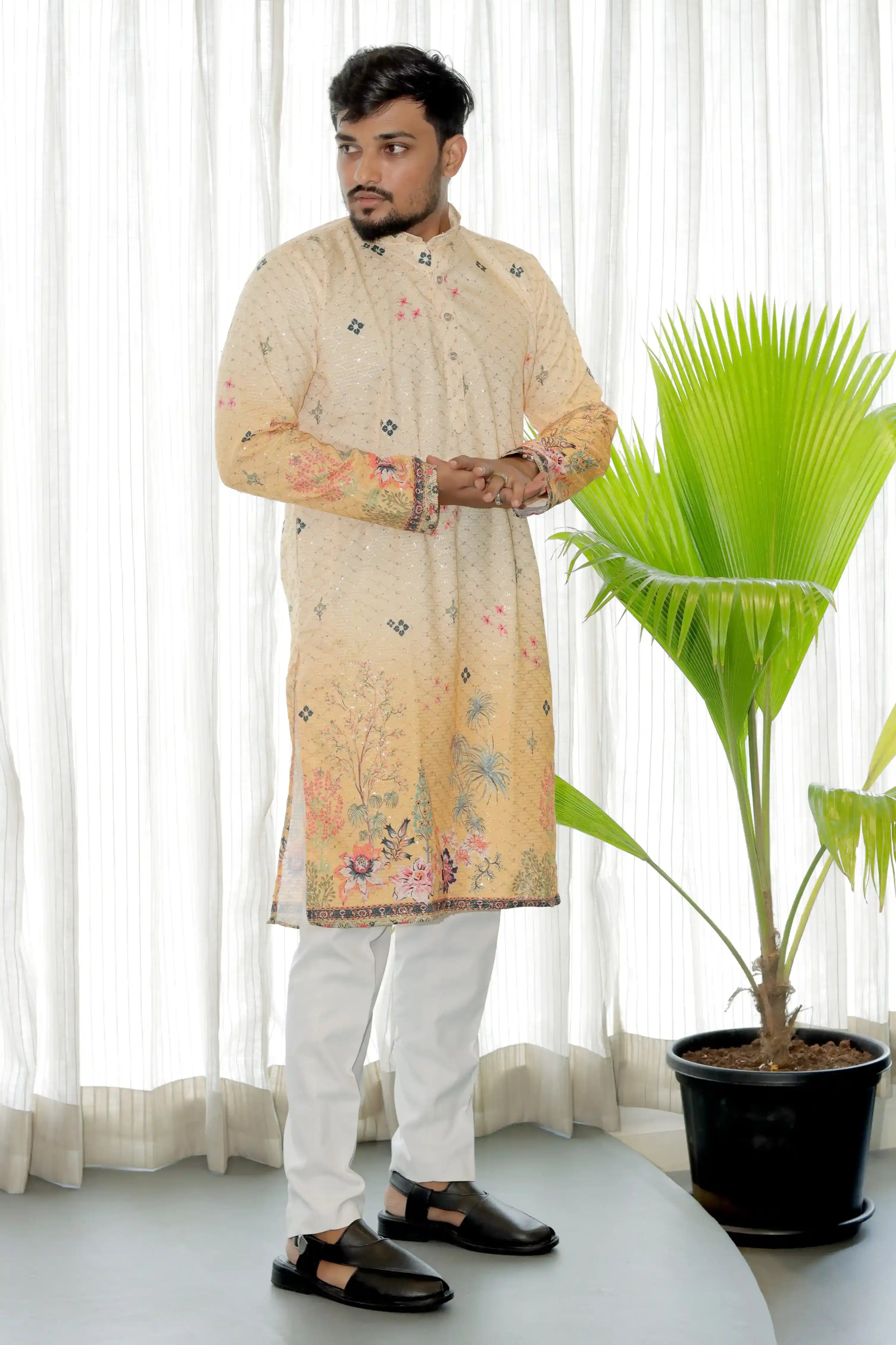 Chikankari Daman