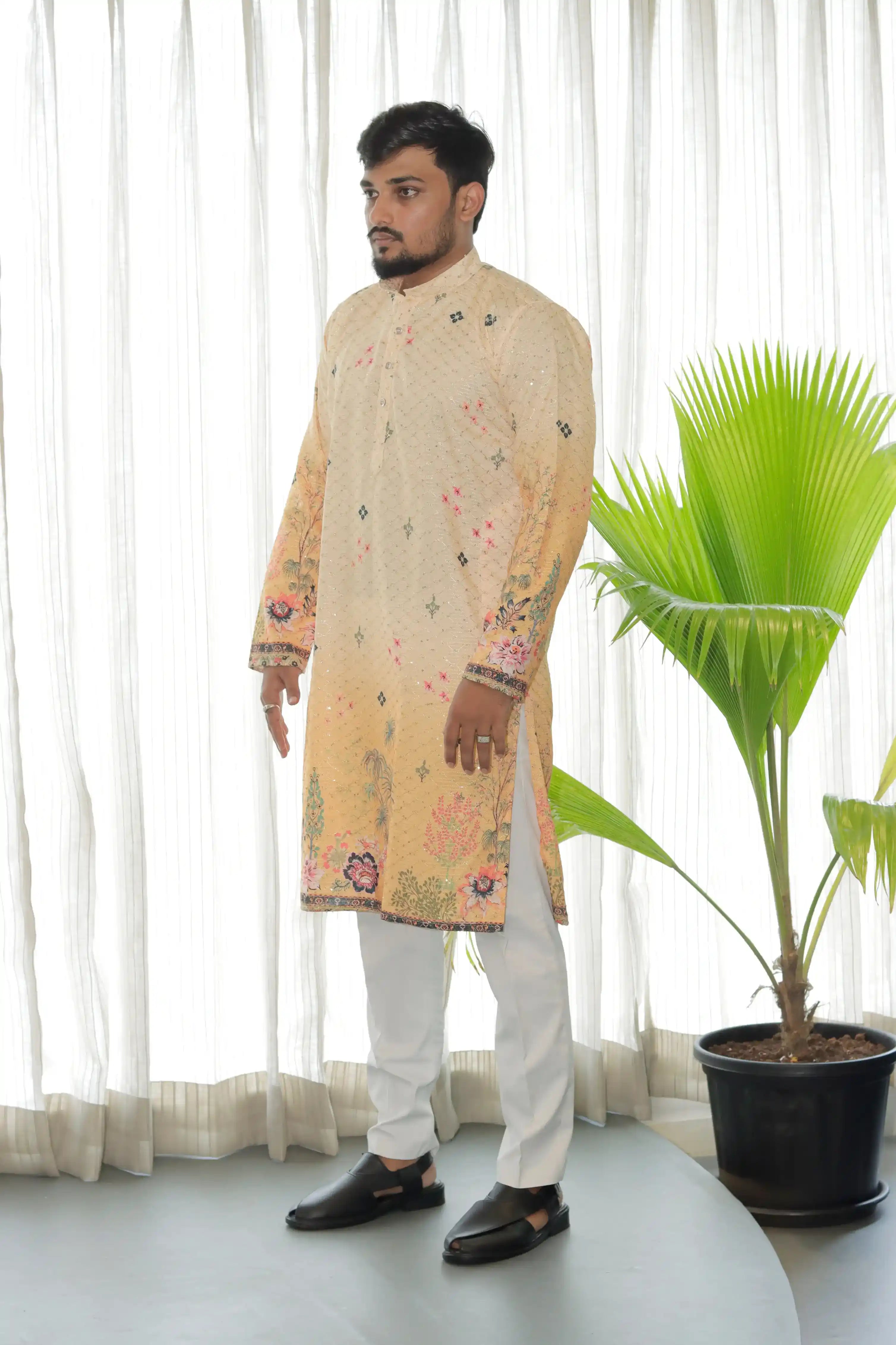 Chikankari Daman
