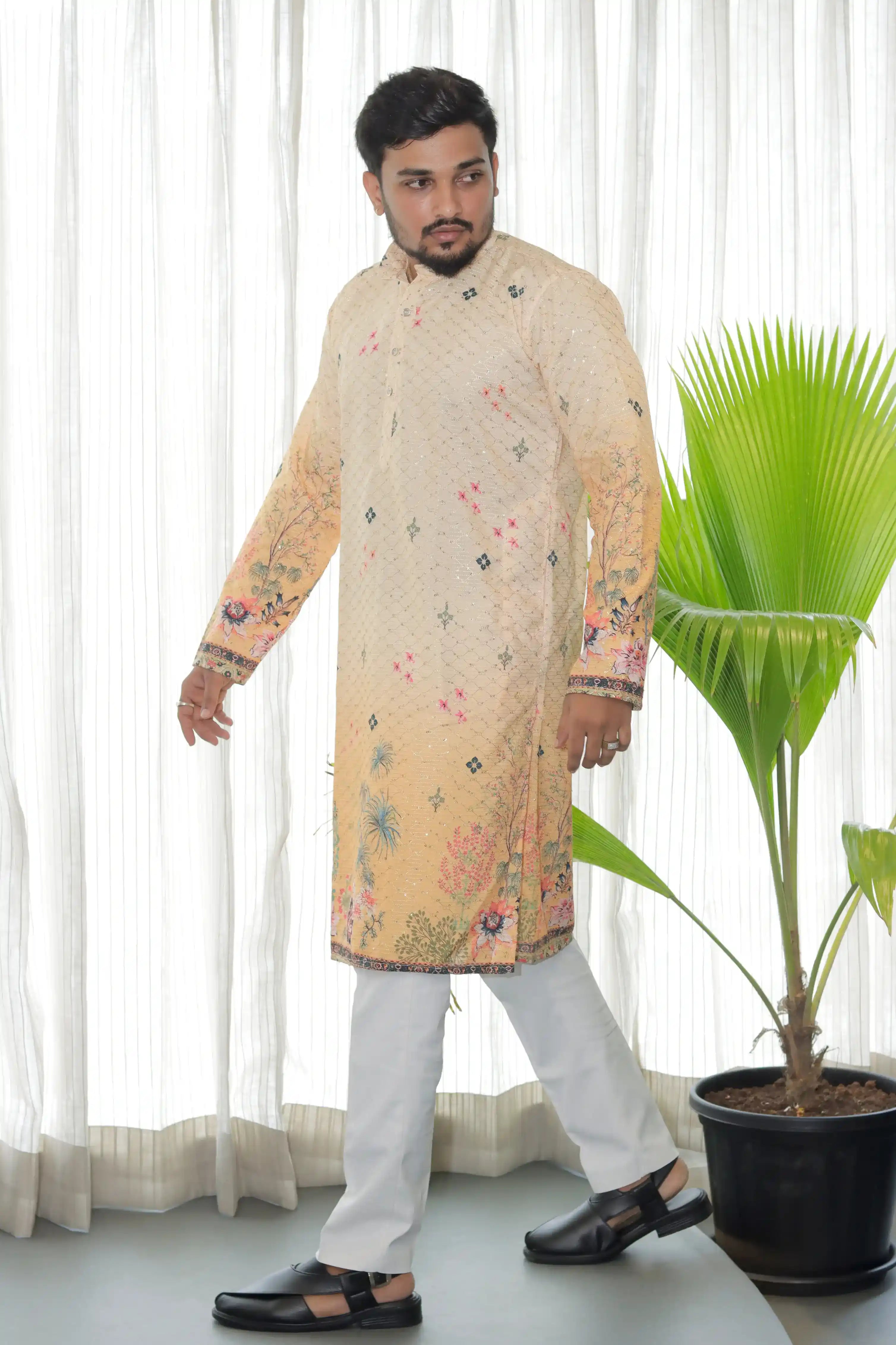 Chikankari Daman