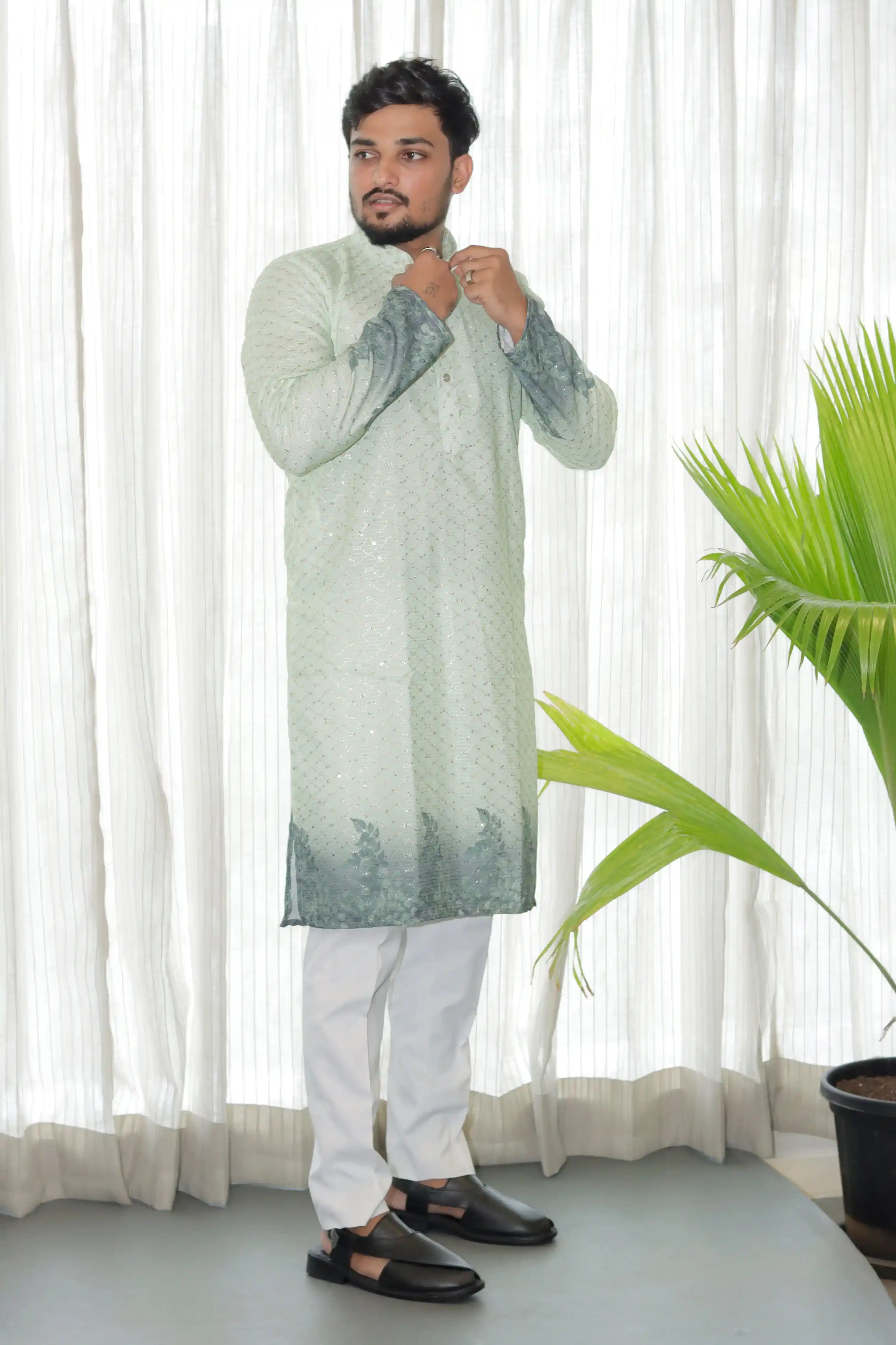 Embroidered Daman