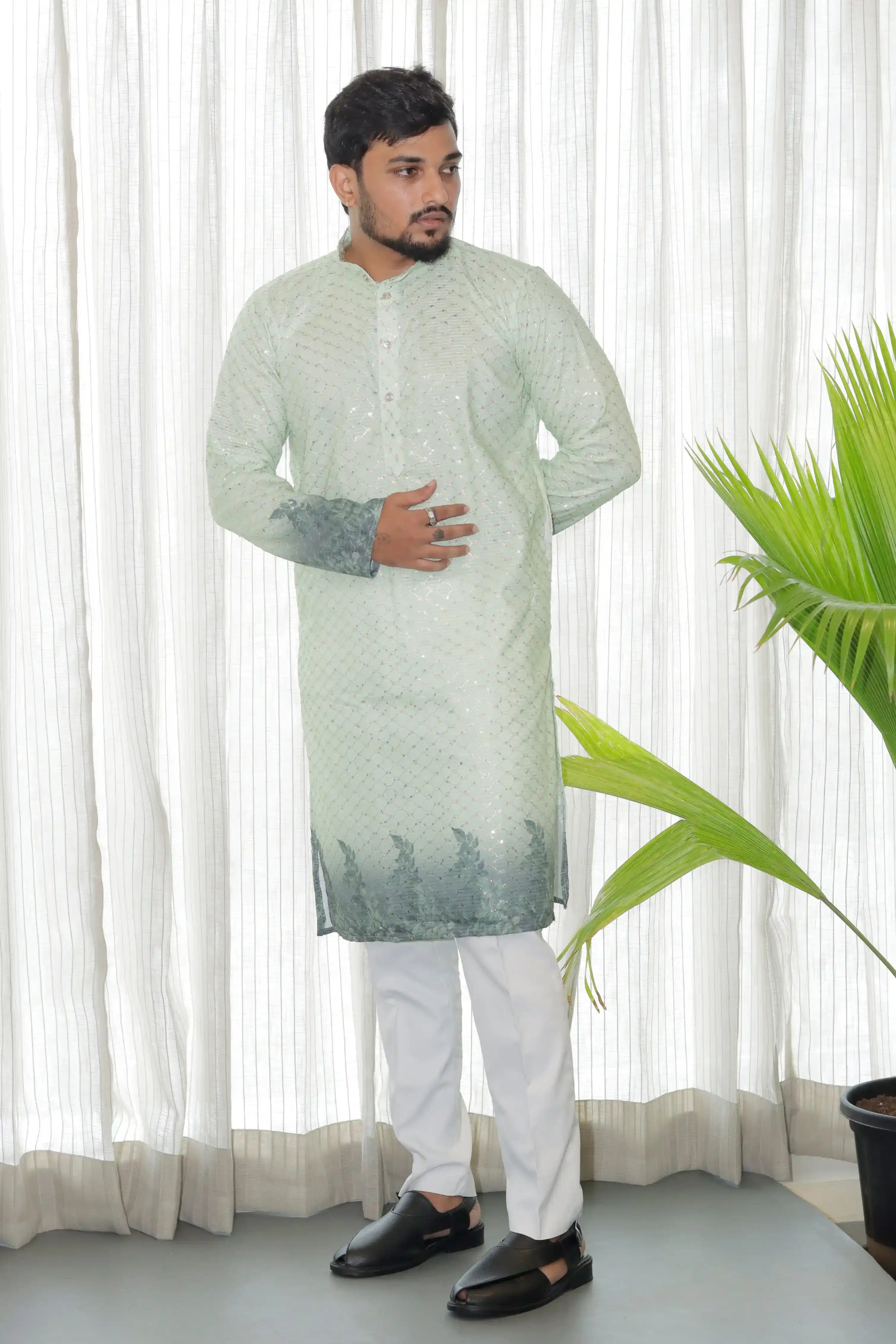 Embroidered Daman