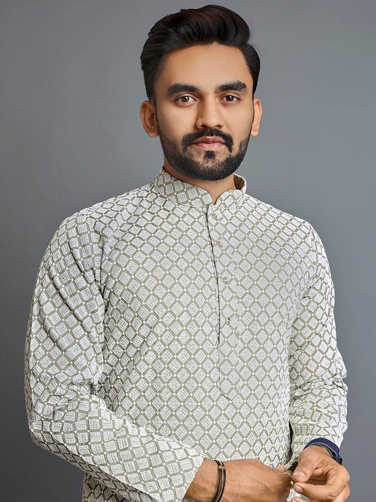 Traditional Lucknowi Kurta-Stagora - Stagora