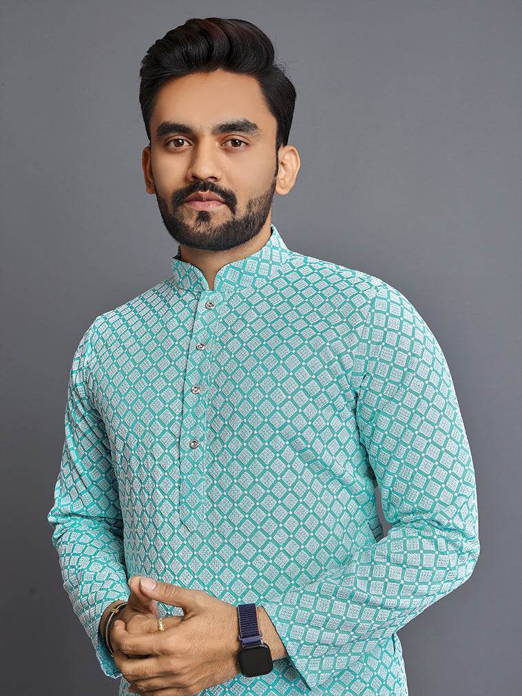Traditional Lucknowi Kurta-Stagora - Stagora